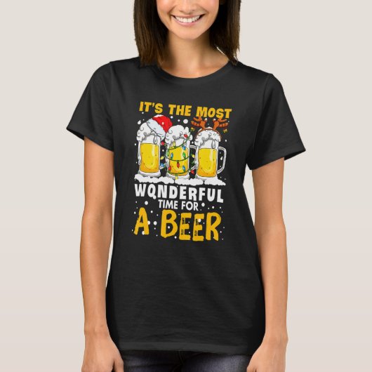 Kerstfeest is de meest fantastische tijd voor een t-shirt (Voorkant)