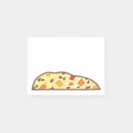 Kerstfeest Italiaans feestdag biscotti Xmas Post-i Post-it® Notes (Voorkant)