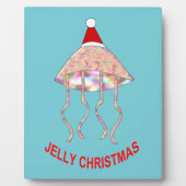 kerstfeest Jellyfish Plaque Fotoplaat (Voorkant)