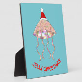 kerstfeest Jellyfish Plaque Fotoplaat (Zijkant)
