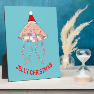 kerstfeest Jellyfish Plaque Fotoplaat