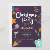 Kerstfeest Jingle en Mingle Trendy Kerstmis Kaart (Voorkant)