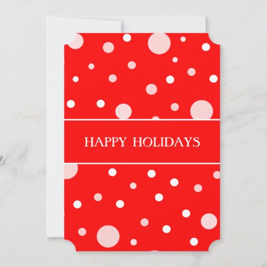 Kerstfeest Jolly Good Time Rendier Rood Wit Kaart (Achterkant)