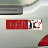 Kerstfeest Joy_ Bumpersticker (Op auto)