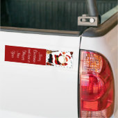 Kerstfeest Joy_ Bumpersticker (Op Truck)