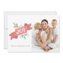 Kerstfeest Joy Holiday Banner Fotogroet