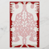 Kerstfeest Joy I Briefpapier (Voorkant)