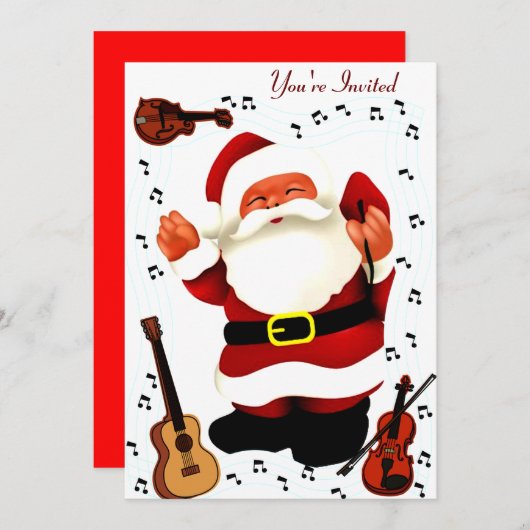 Kerstfeest Joy_ Kaart (Voorkant / Achterkant)