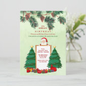 kerstfeest kaart (Staand voorkant)