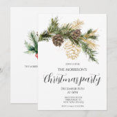 kerstfeest kaart (Voorkant / Achterkant)