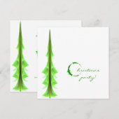 kerstfeest kaart (Voorkant / Achterkant)