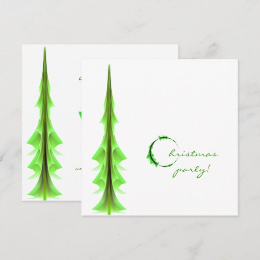 kerstfeest kaart (Voorkant / Achterkant)