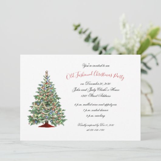  kerstfeest kaart (Staand voorkant)