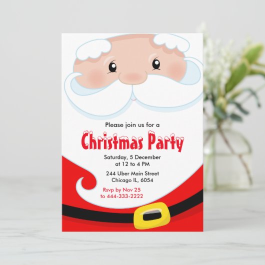 kerstfeest kaart (Staand voorkant)