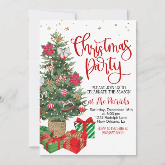 kerstfeest kaart (Voorkant)