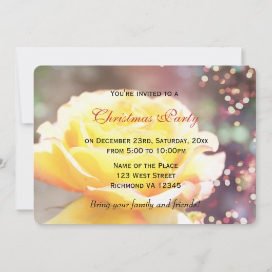 kerstfeest kaart (Voorkant)