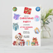 kerstfeest kaart (Staand voorkant)