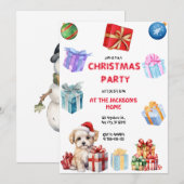 kerstfeest kaart (Voorkant / Achterkant)