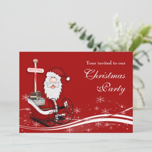 Kerstfeest Kaart (Staand voorkant)