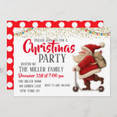 kerstfeest kaart (Voorkant / Achterkant)