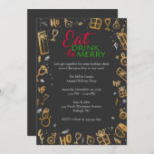 Kerstfeest Kaart (Voorkant / Achterkant)