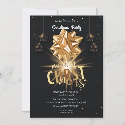 kerstfeest kaart (Voorkant)