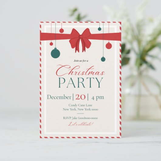 kerstfeest kaart (Staand voorkant)