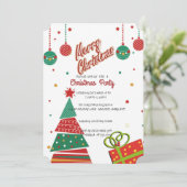 kerstfeest kaart (Staand voorkant)