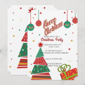 kerstfeest kaart (Voorkant / Achterkant)