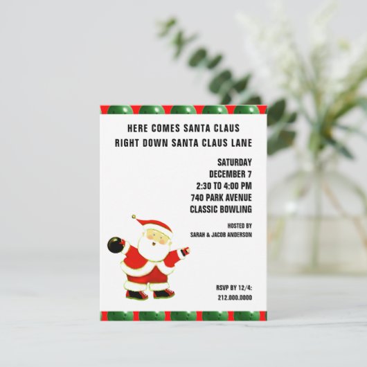 kerstfeest kaart (Staand voorkant)