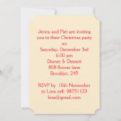 kerstfeest kaart (Achterkant)