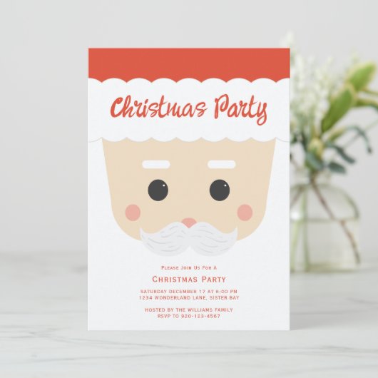 kerstfeest kaart (Staand voorkant)