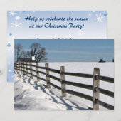 kerstfeest kaart (Voorkant / Achterkant)
