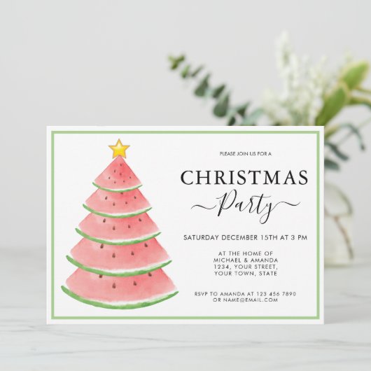 kerstfeest kaart (Staand voorkant)