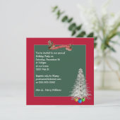 kerstfeest kaart (Staand voorkant)