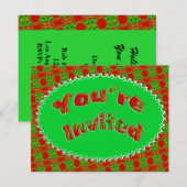 kerstfeest kaart (Voorkant / Achterkant)
