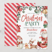 kerstfeest kaart (Voorkant / Achterkant)