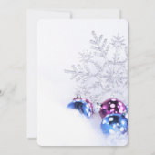 kerstfeest kaart (Achterkant)