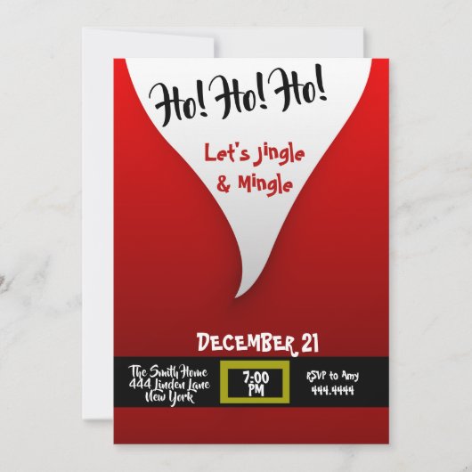 kerstfeest kaart (Voorkant)