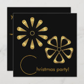 kerstfeest kaart (Voorkant / Achterkant)