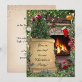 kerstfeest kaart (Voorkant / Achterkant)