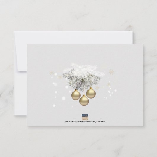 kerstfeest kaart (Achterkant)