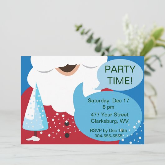 kerstfeest kaart (Staand voorkant)