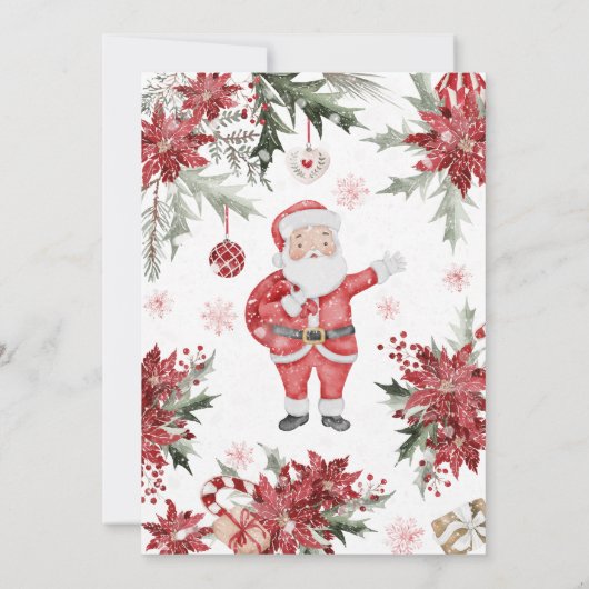 kerstfeest kaart (Achterkant)