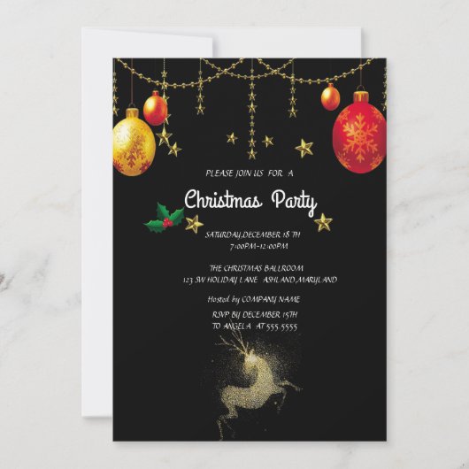 kerstfeest kaart (Voorkant)