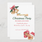 kerstfeest kaart (Voorkant / Achterkant)