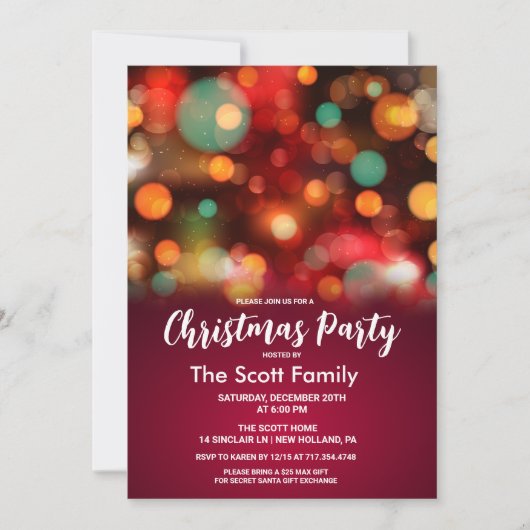 kerstfeest kaart (Voorkant)