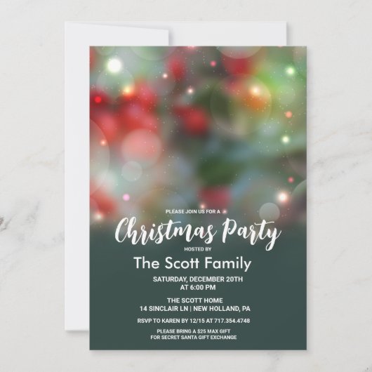 kerstfeest kaart (Voorkant)