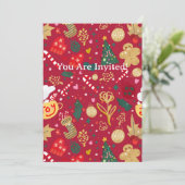 kerstfeest kaart (Staand voorkant)