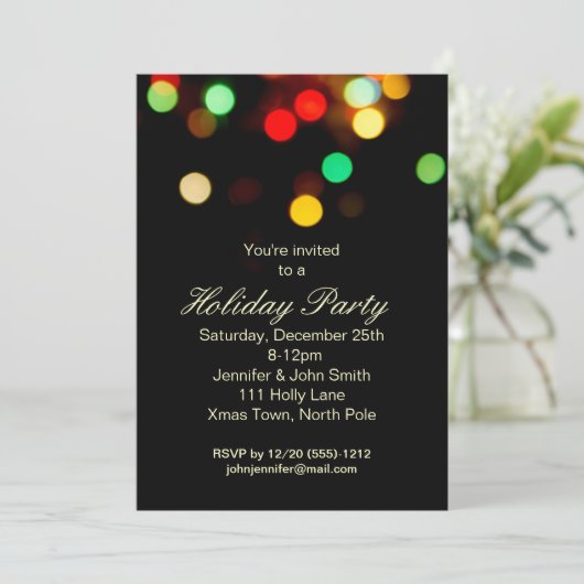 kerstfeest kaart (Staand voorkant)